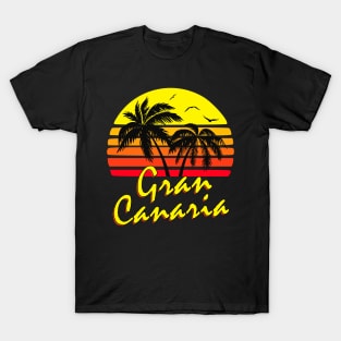 Gran Canaria Retro Sunset T-Shirt